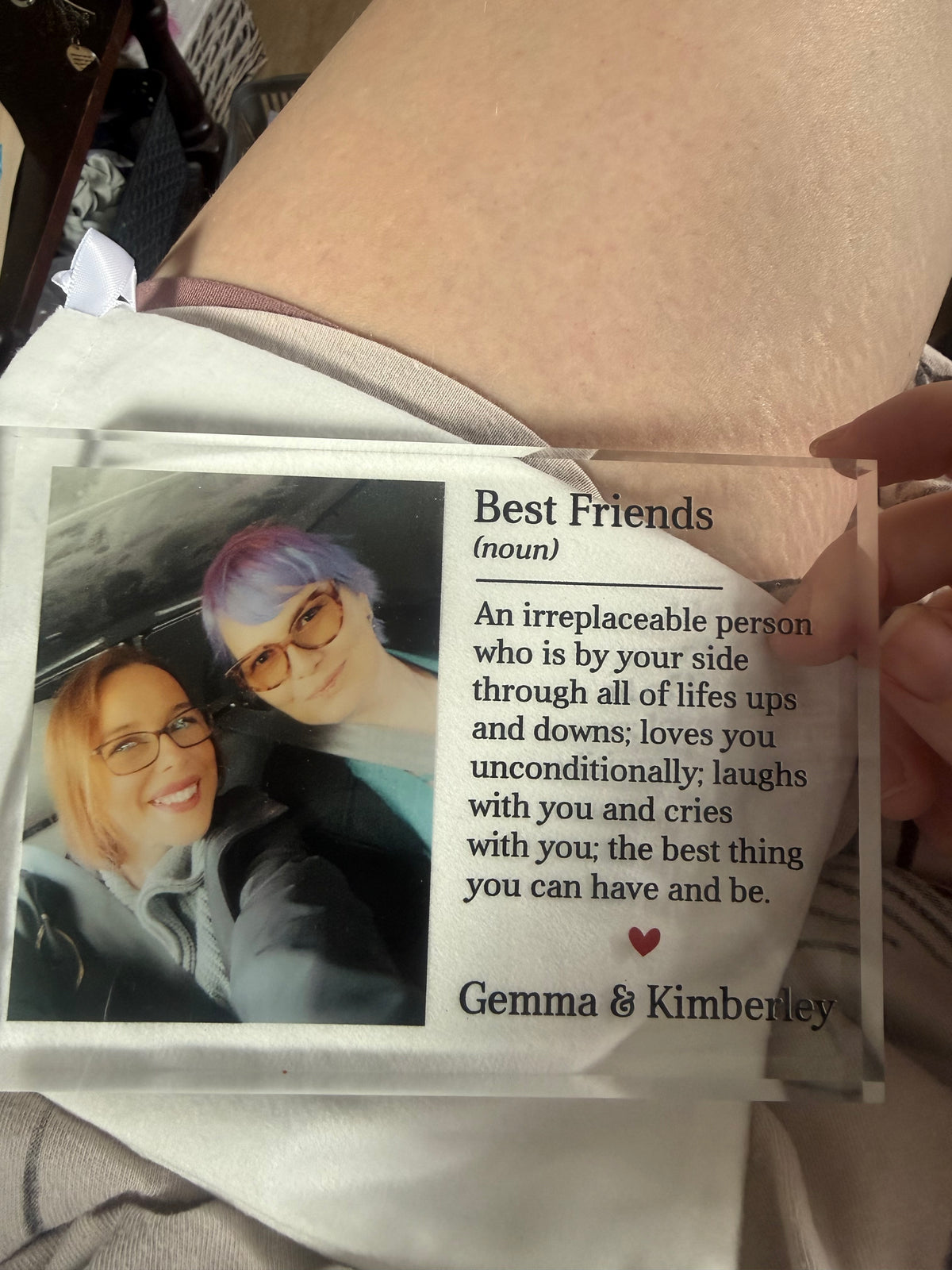 Best Friends Plaque