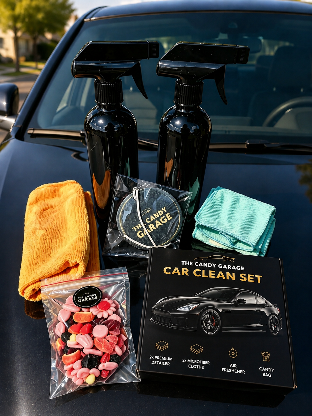 Candy Garage Car Care Set