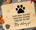 Paw Chopping Board
