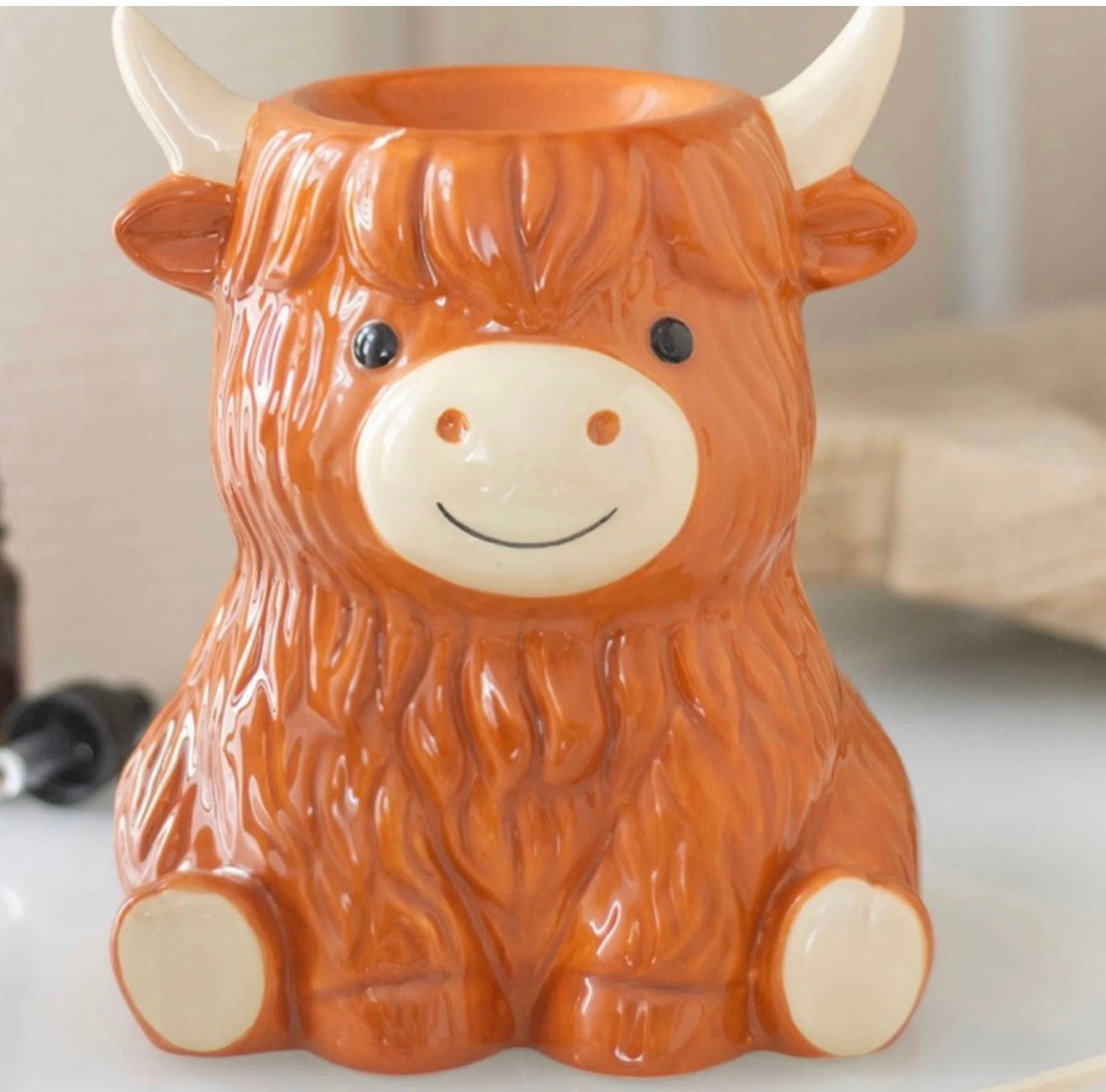 Cow oil wax warmer