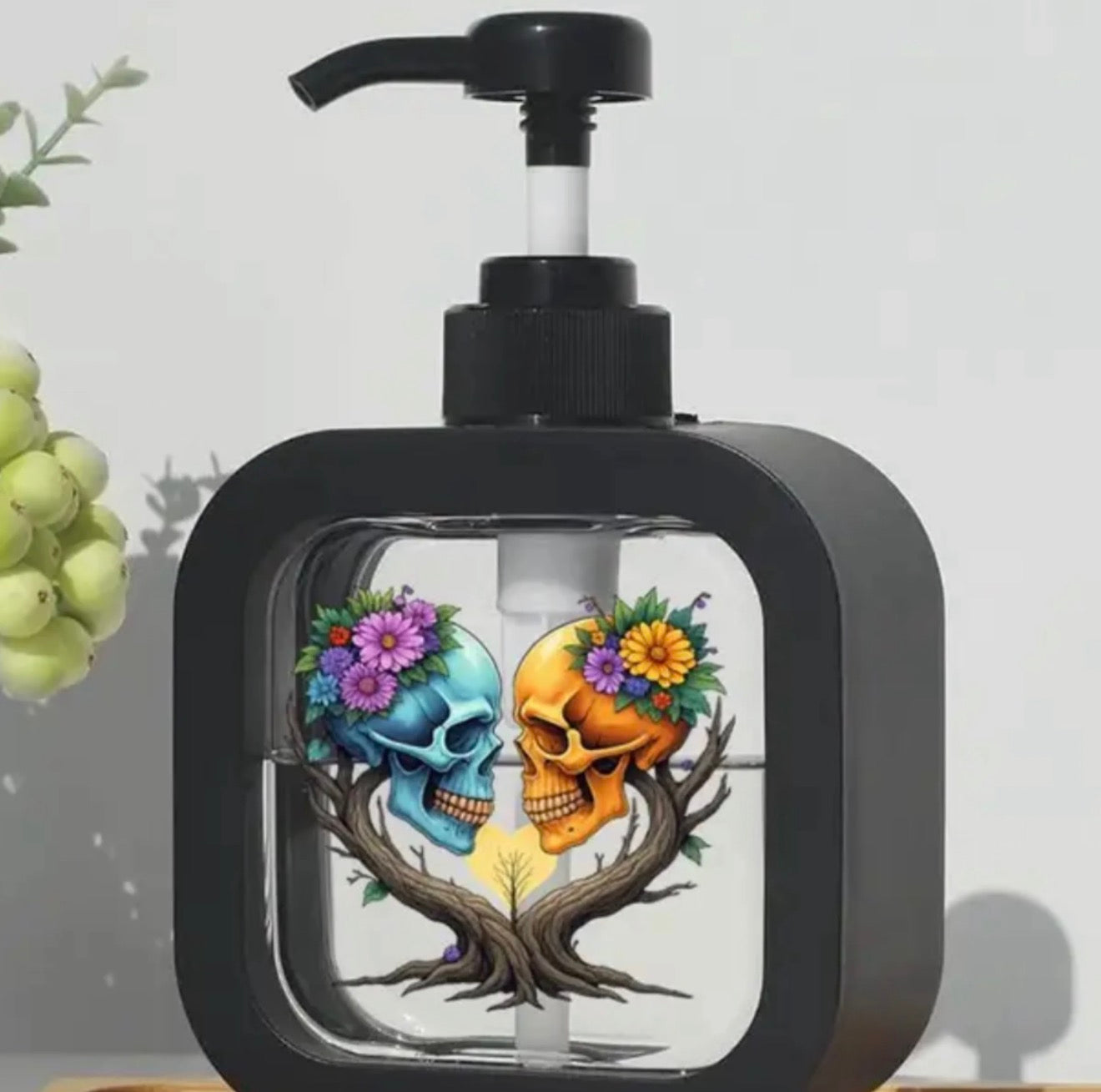 Skull soap dispenser