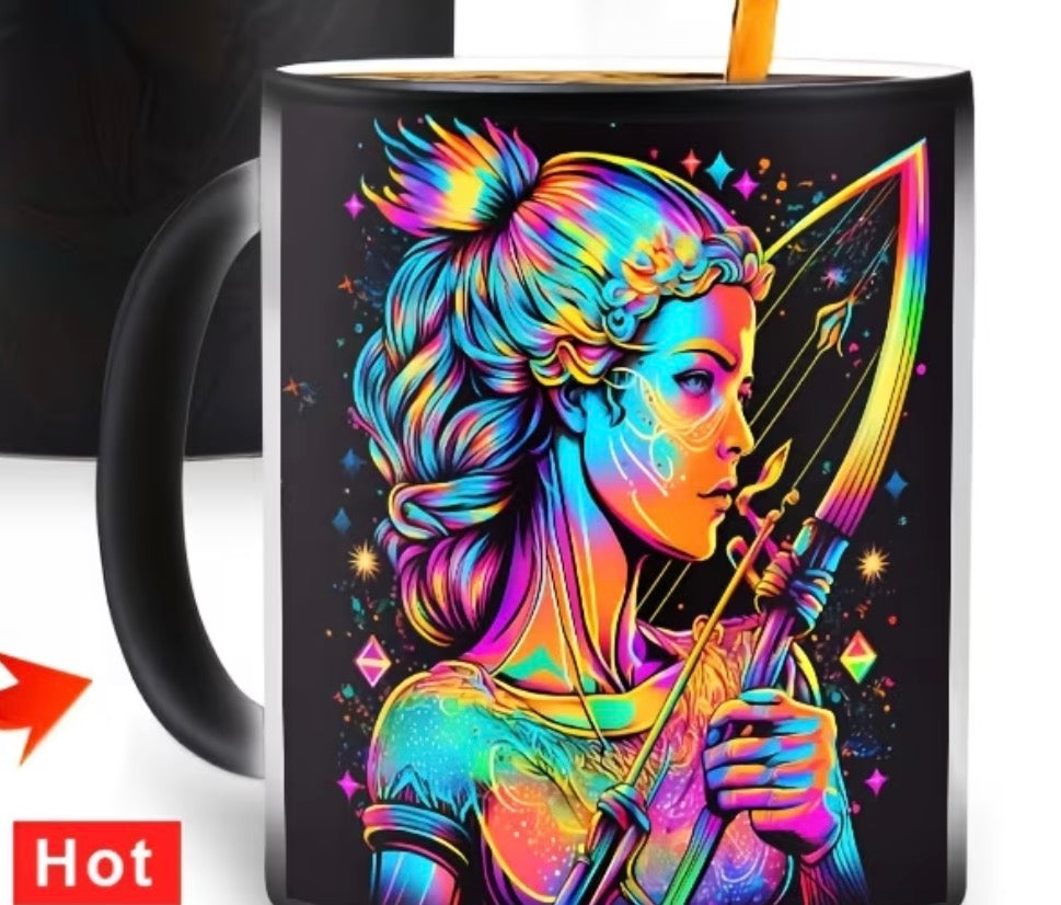 Zodiac colour change mug
