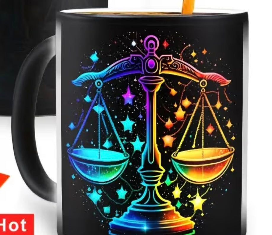 Zodiac colour change mug