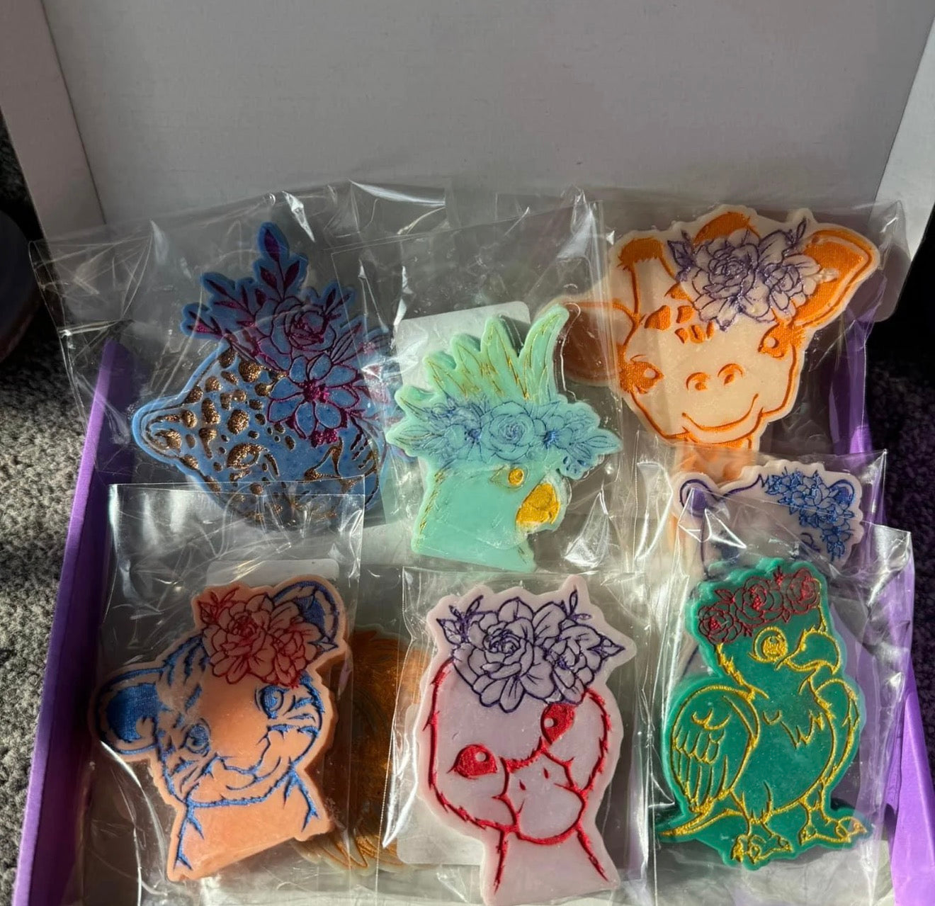 Detail wax mystery box