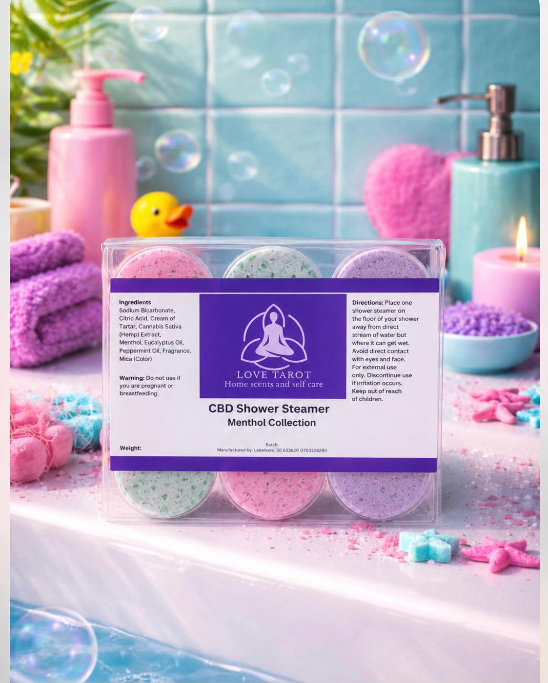 CBD Shower Steamer set