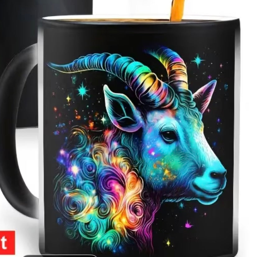 Zodiac colour change mug