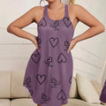Purple heart top/dress