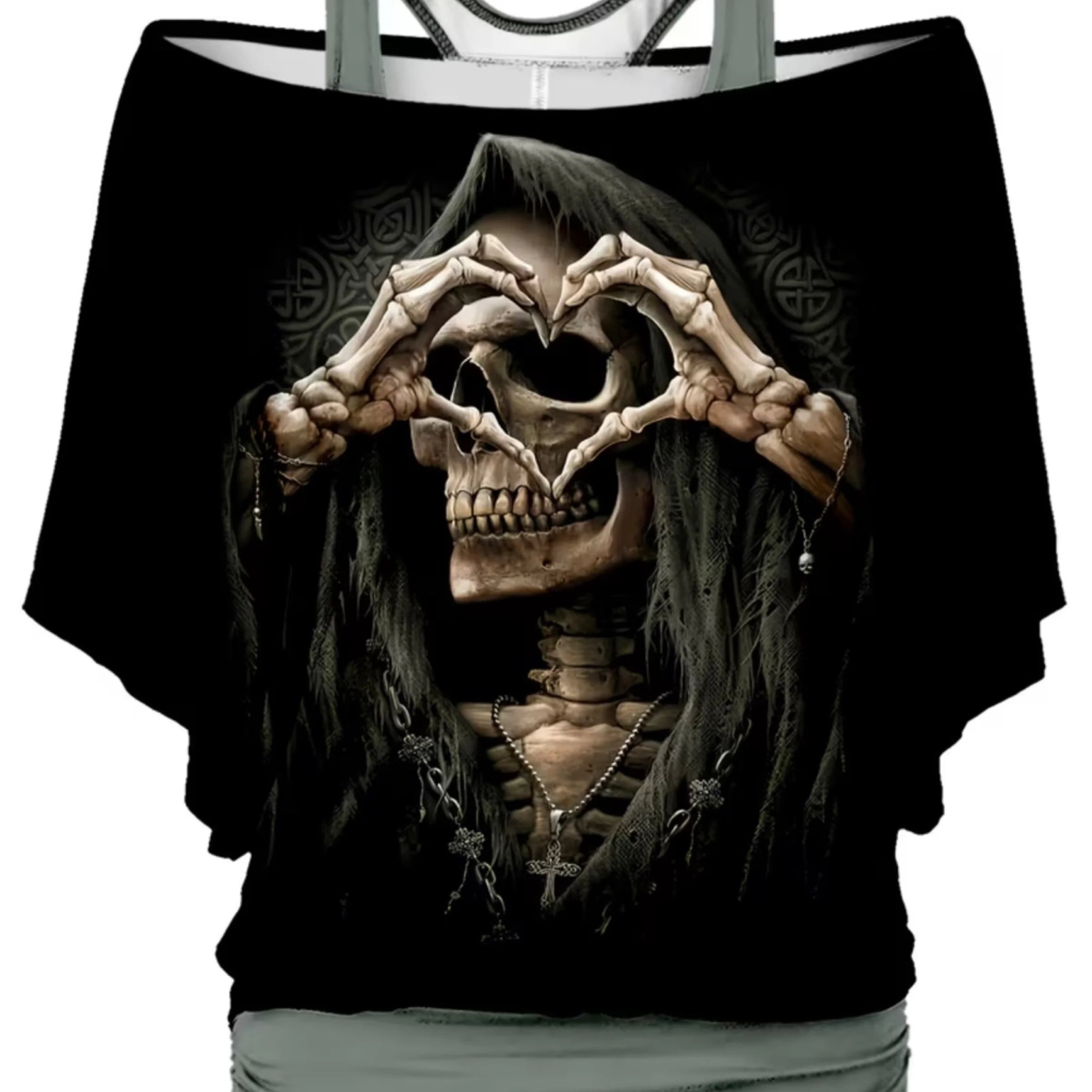 Plus size reaper top