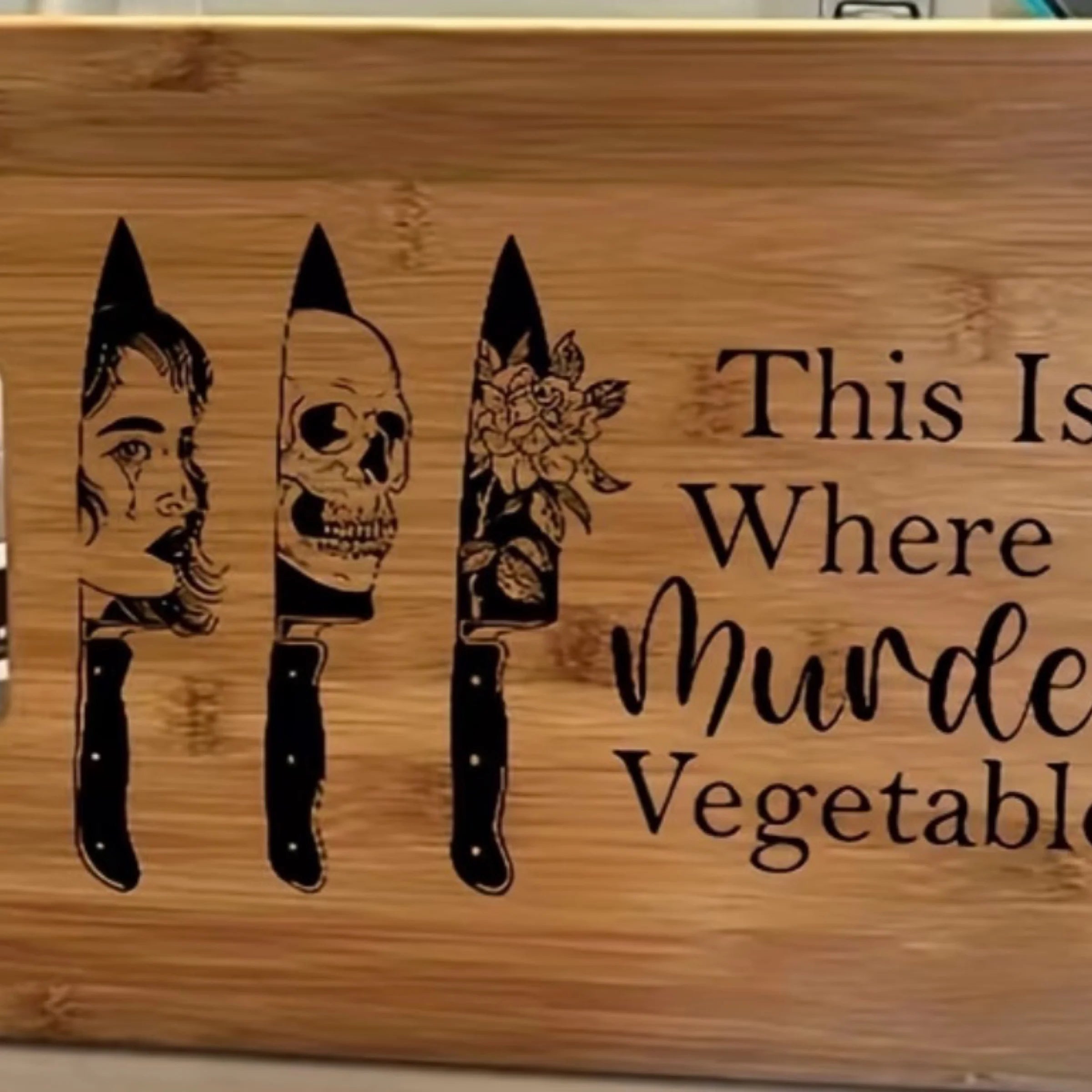 Murder chopping board