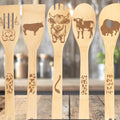 5 Piece Cow Utensils