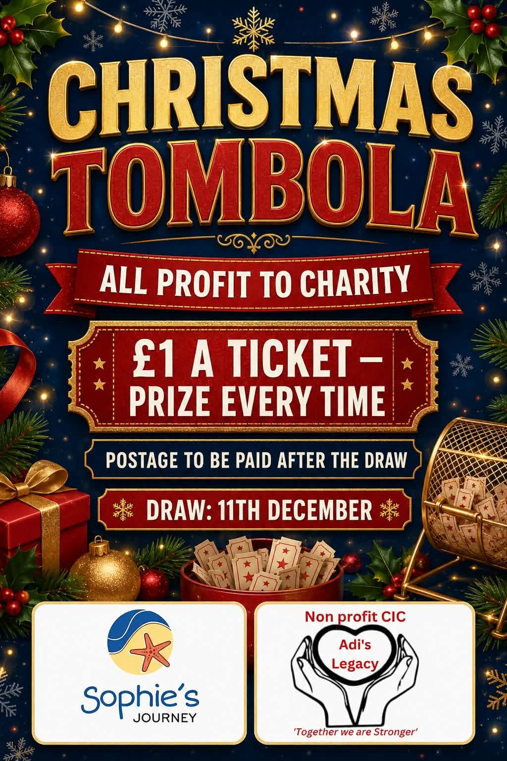 Xmas charity tombola