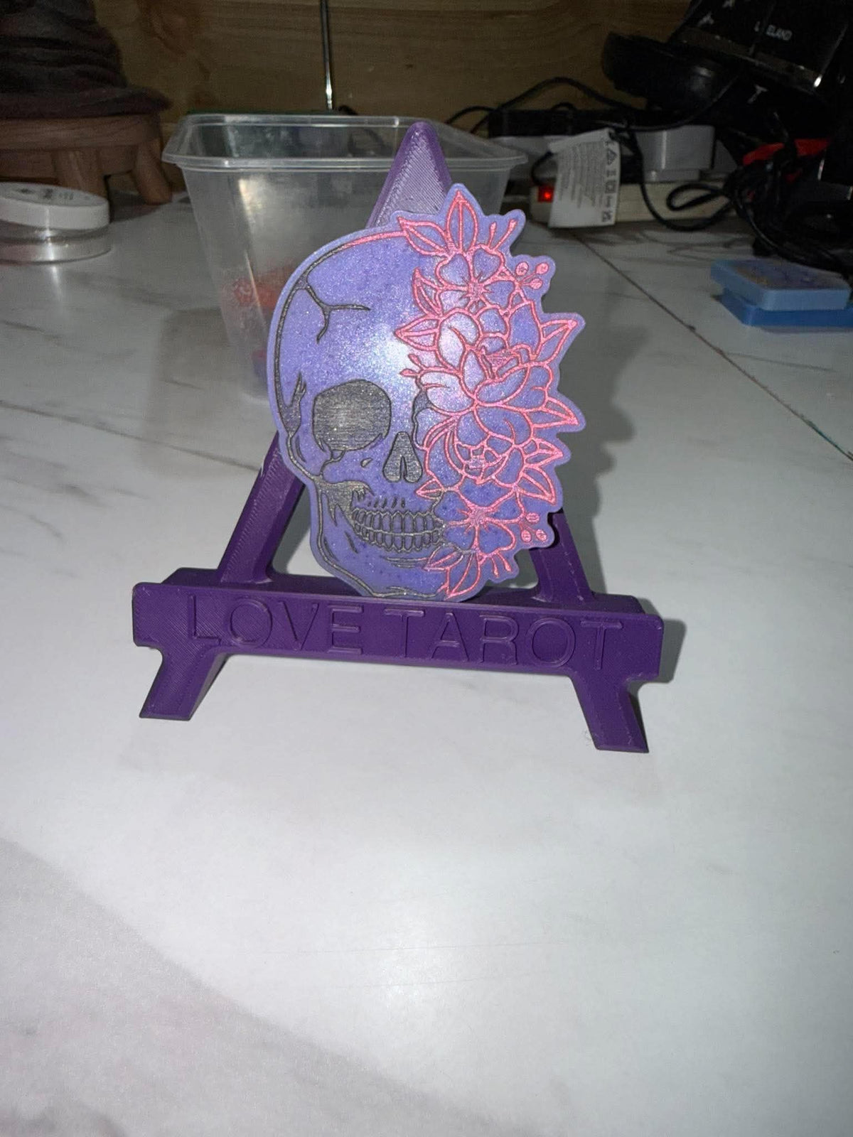 Flower skull waxmelt