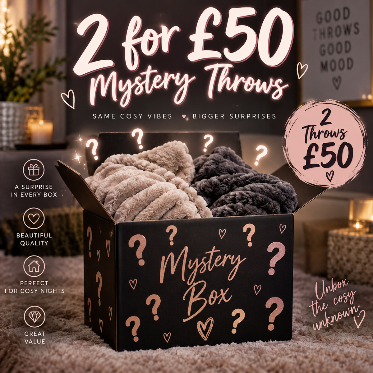 Mystery Throw Duo