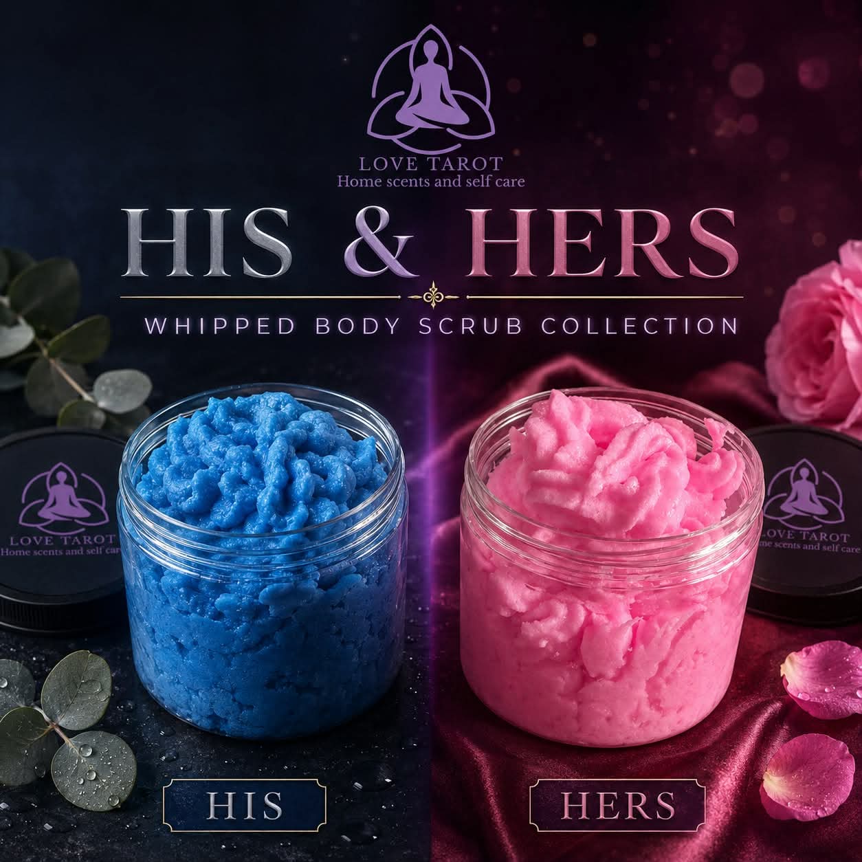His & hers body scrub collection