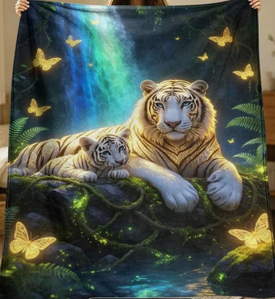 Tiger throw