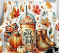 Just a girl who loves fall throw