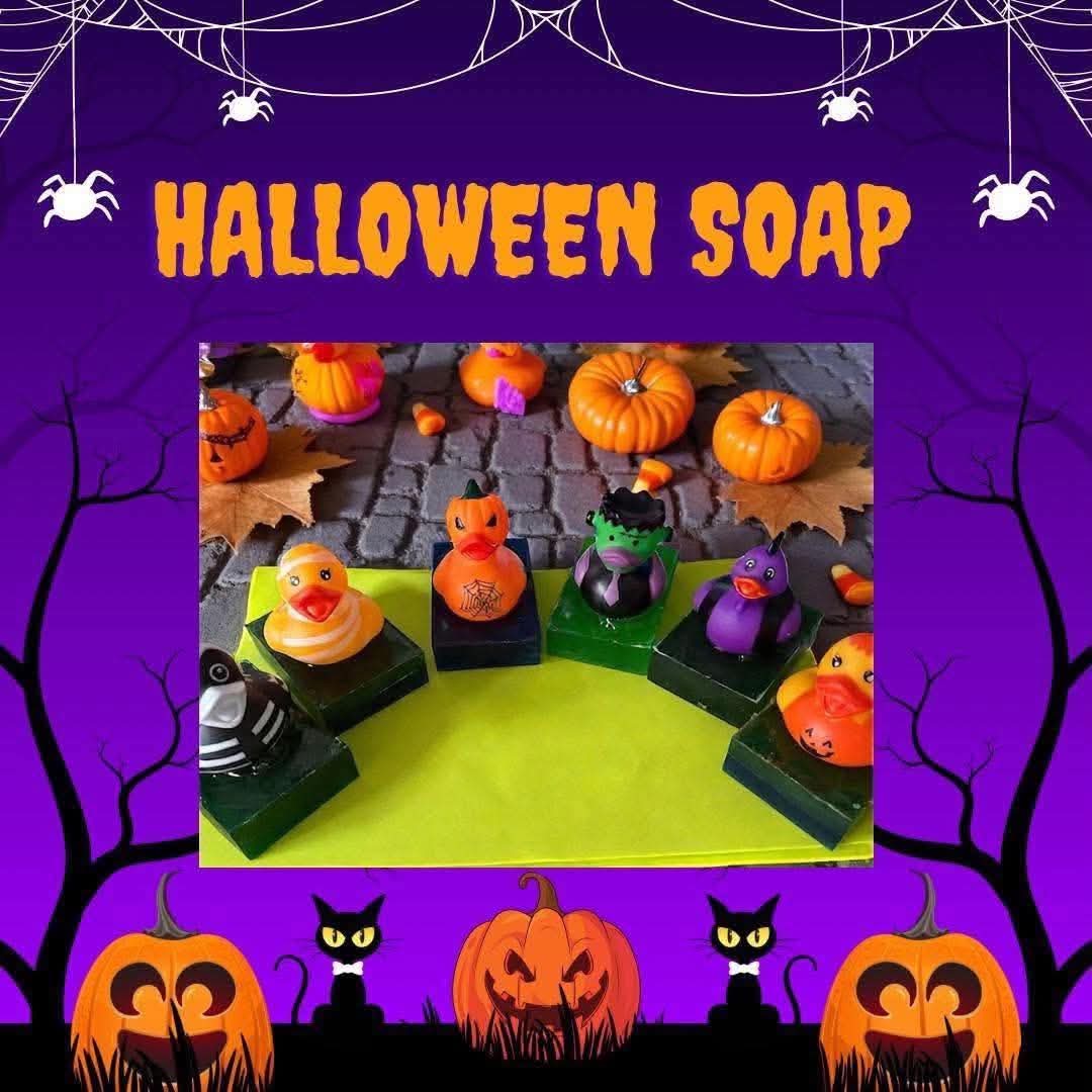 Halloween duck soap